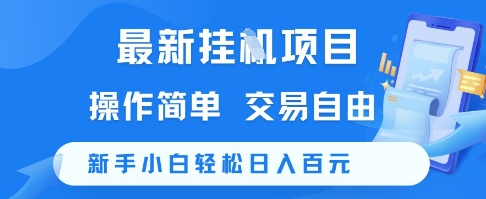 最新挂G项目，操作简单，交易自由，新手小白轻松日入100+【揭秘】-点格网络