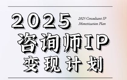 7天构建咨询师变现系统，2025咨询师IP变现计划训练营-点格网络