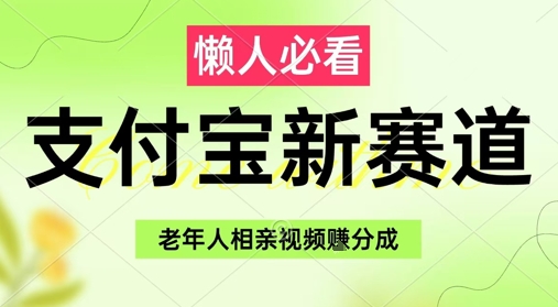 支付宝新赛道，利用老年人相亲视频，挣分成收益，轻松月入过W，操作简单-点格网络