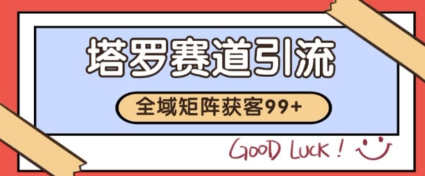小红书某音塔罗赛道引流获客 自热矩阵日引200+【揭秘】-点格网络