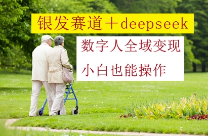 银发赛道+deepseek数字人全域变现，小白也能操作-点格网络