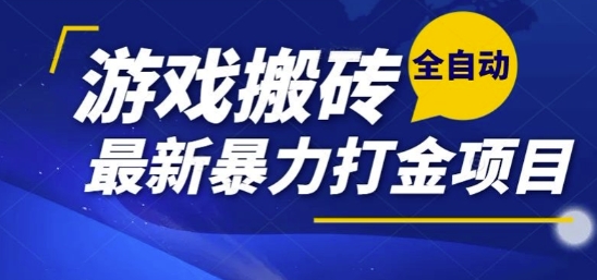 热门副业，全自动游戏打金搬砖，单账号一天收益1-2张，可多开矩阵操作日入1k【揭秘】-点格网络
