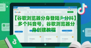 谷歌浏览器分身登陆多个抖音号，谷歌浏览器分身创建教程-点格网络
