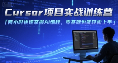Cursor项目实战训练营，两小时快速掌握AI编程，零基础也能轻松上手-点格网络