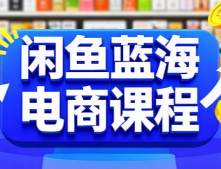 闲鱼蓝海电商课程，手把手助你快速上手，轻松实现闲鱼稳定盈利-点格网络