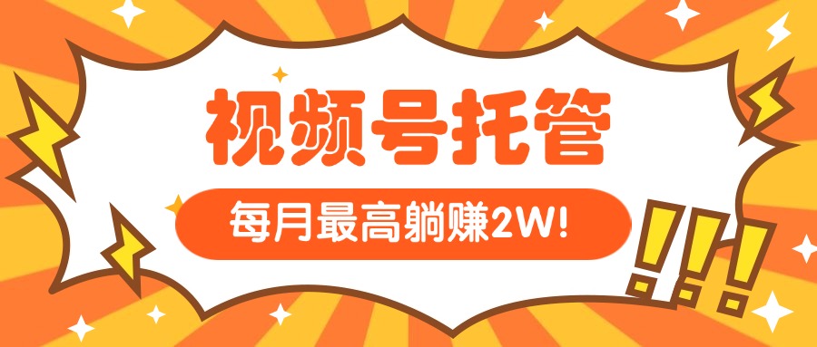 （15331期）【视频号托管 】我提供视频，你每天５分钟复制发布，最高月入1W-点格网络