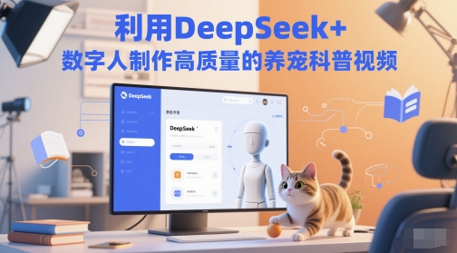 利用DeepSeek+数字人制作高质量的养宠科普视频-点格网络