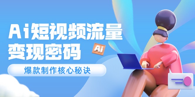 （14875期）Ai短视频流量密码，爆款制作核心秘诀，120万案例深度解析-点格网络