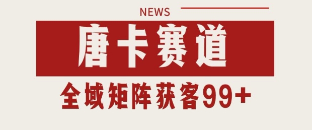 小红书某音唐卡赛道引流获客 自热矩阵日引200+【揭秘】-点格网络