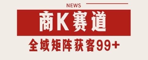 小红书某音商K赛道引流获客 自热矩阵日引200+【揭秘】-点格网络