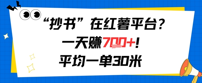 抄书在红薯平台？一天挣几张，平均一单30米，有手就行，新手小白不二之选！-点格网络