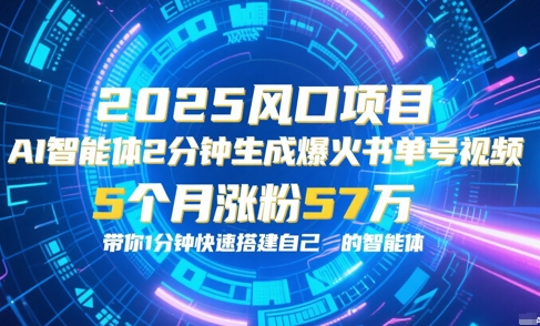 AI智能体2分钟一键生成爆火书单号原创视频，5个月涨粉57w，带你零代码1分钟搭建智能体-点格网络