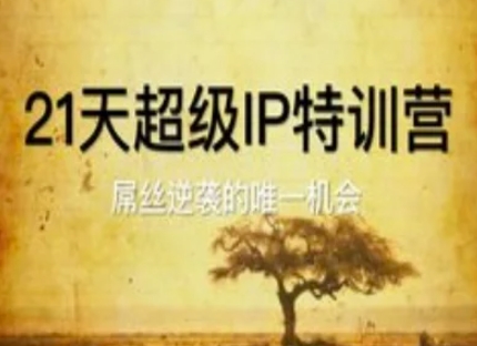 21天超级IP特训营，屌丝逆袭的唯一机会-点格网络